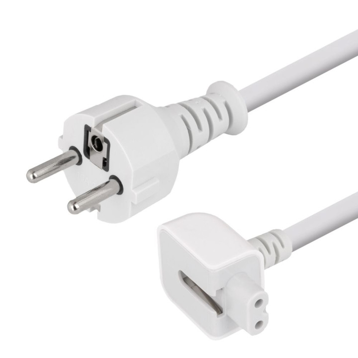 Сетевой шнур MK122Z/A, USB A (12 Вт), USB C (87 Вт) для адаптеров питания Apple, White