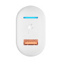 Сетевое зарядное устройство YOKI Led Series YK-QC USB QC3.0 18W, White