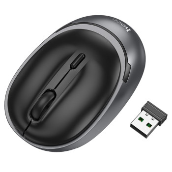 Компьютерная беспроводная мышка Hoco GM34 2.4G Адаптер и Bluetooth, Black
