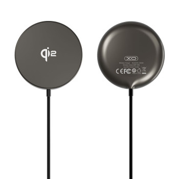 Бездротовий Зарядний пристрій XO CX029 QI2 Magnetic Wireless 15W 5А, Black