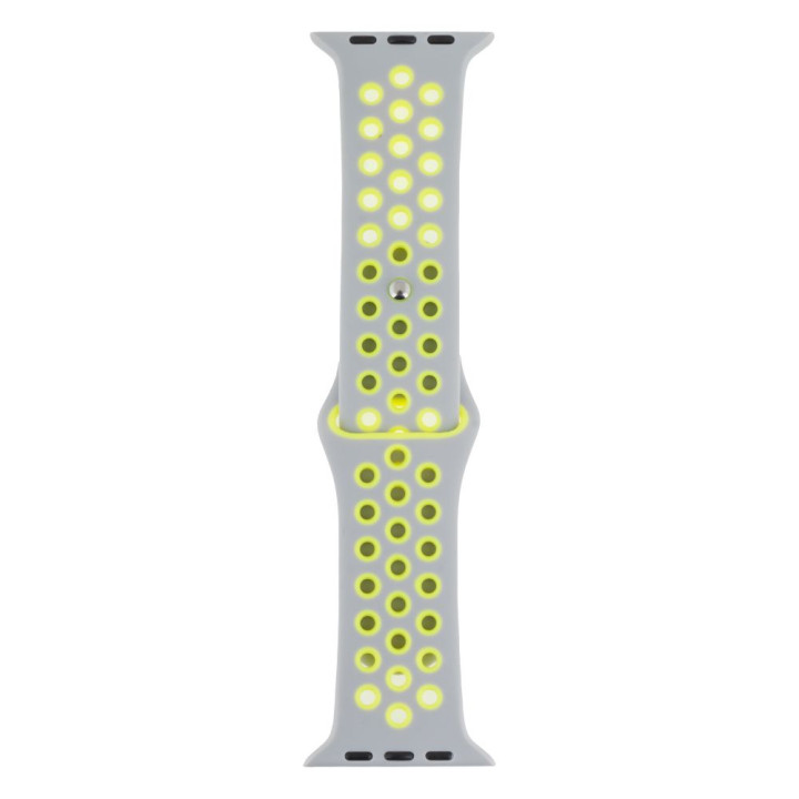 Ремінець Silicone Nike для Apple Watch 42 / 44mm + Protect Case, 17, Grey-green