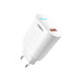 Сетевое зарядное устройство YOKI Led Series YK-QC USB QC3.0 18W, White