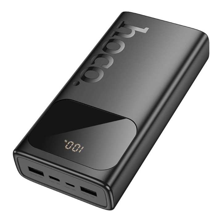 Зовнішній акумулятор Power Bank Hoco J144A Hymn 30000mAh, Black