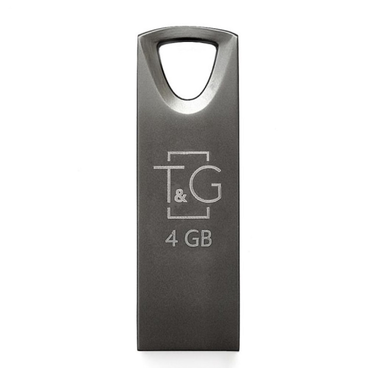 USB флешка Flash Drive T&G Metal 117 4gb, Black