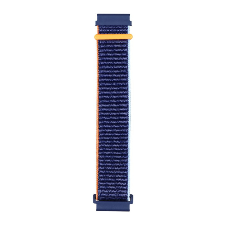 Универсальный ремешок Nylon strips для Samsung / Amazfit / Huawei 20mm, Blue оrange