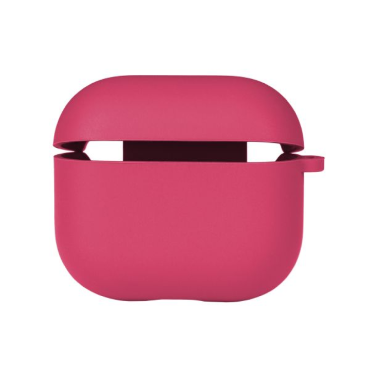 Чохол-футляр для навушників Silicone Case with microfibra для Samsung Buds FE / Buds 2 / Buds 2 Pro / Buds Live, Shiny pink