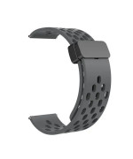 Ремешок Silicone 22mm With Magnetic для Samsung / Amazfit / Huawei, Dark Grey