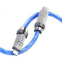 USB Кабель Hoco U113 Solid Silicone Type-C to Lightning 3A 1m , Blue