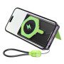 Зовнішній акумулятор Power Bank Hoco DB83 magnetic 22.5W PD20W 10000mAh, black-green