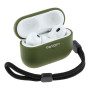 Чохол TPU Spigen Leather Armor для Airpods Pro, Pitch Green