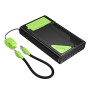 Зовнішній акумулятор Power Bank Hoco DB83 magnetic 22.5W PD20W 10000mAh, black-green