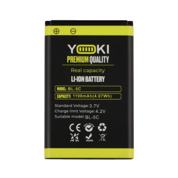 Акумулятор Yoki BL-5C для Nokia 6230i 1100mah