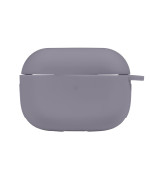 Чехол Silicone Case with hook для Airpods Pro, Lavender grey