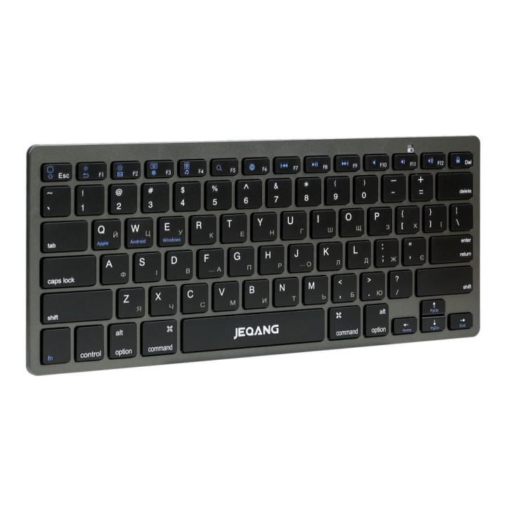 Клавиатура Bluetooth Клавиатура JEQANG JB-320, Gray