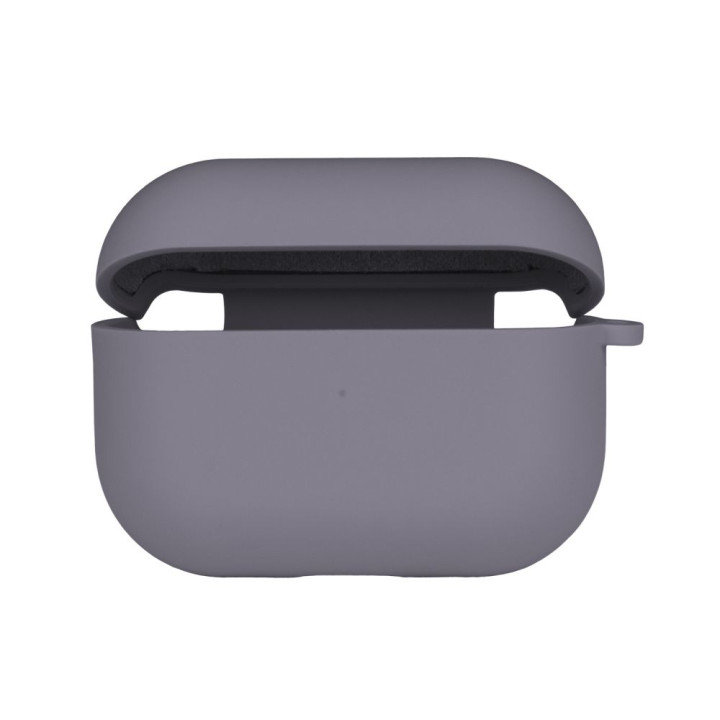 Чохол Silicone Case with microfibra для Airpods Pro 2, Lavender grey