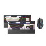 Дротова Клавіатура та Миша XO KB-06 luminous mechanical, Black