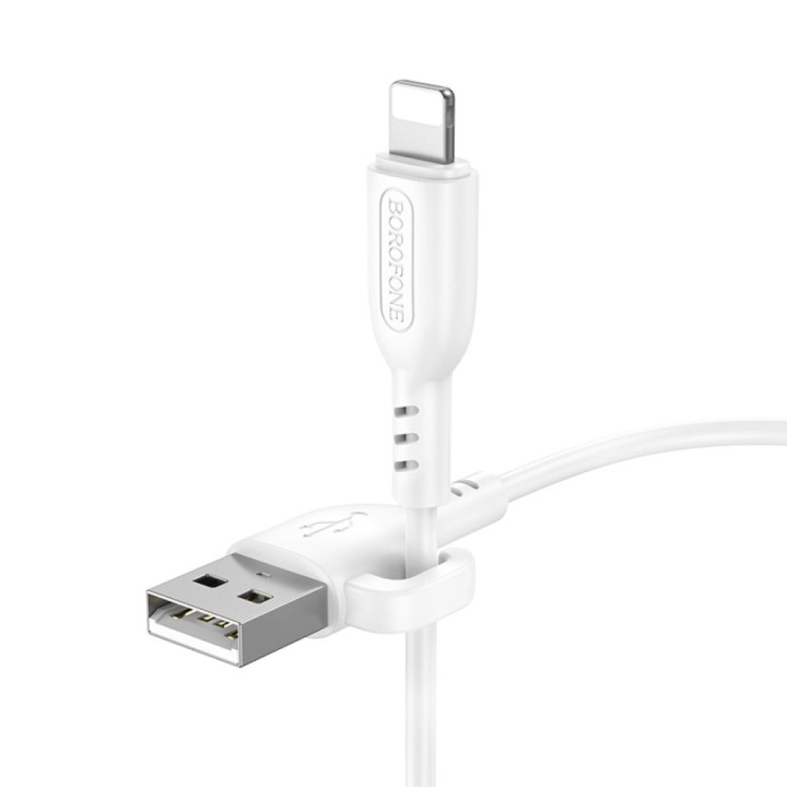 USB Кабель Borofone BX91 Lightning 2.4A 1m, White