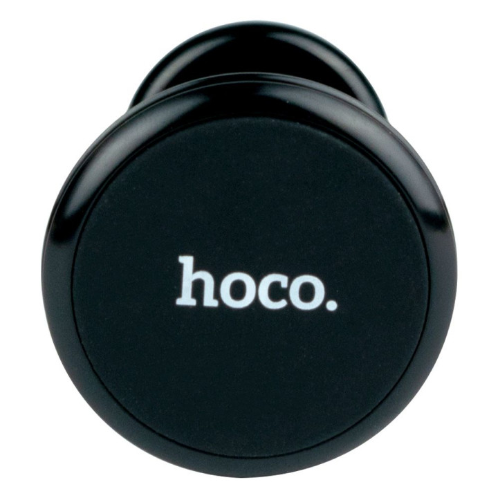 Магнитный автомобильный держатель Hoco CA69 Sagesse aluminum alloy long для смартфонов, Black