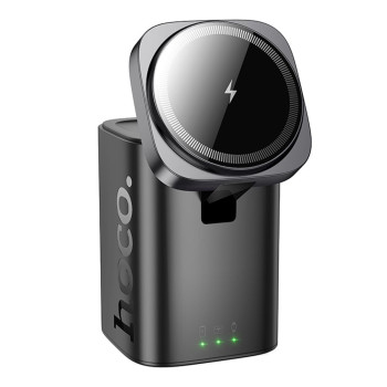 Бездротовий Зарядний Пристрій Hoco CQ20A 6-in-1 65W Magnetic (iWatch), Black