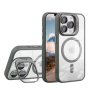 Чехол накладка TPU + PC + Metal Stand Case with MagSafe and Camera Lenses для iPhone 15