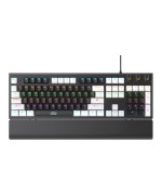 Дротова Клавіатура та Миша XO KB-06 luminous mechanical, Black