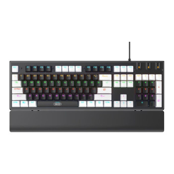 Дротова Клавіатура та Миша XO KB-06 luminous mechanical, Black
