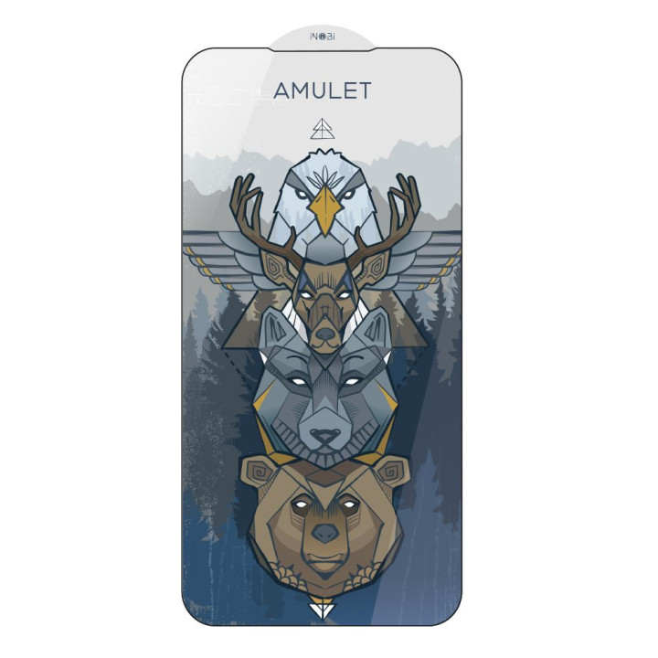 Захисне скло AMULET 2.5D Antistatic HD для Apple iPhone 14 Pro Max, Black