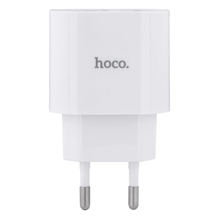 Сетевое Зарядное Устройство Hoco C95A Lineal PD 20W QC3.0 Type-C to Lightning, White