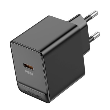 Мережевий Зарядний пристрій Borofone BAS15A 1Type-C 30W, Black