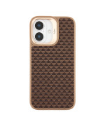 Чехол Kajsa Glamorous Collection Pyramid Pattern with MagSafe для iPhone 17