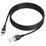 Кабель Hoco X109 Silicone USB to MicroUSB 2.4A, Black