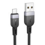 Кабель Hoco X109 Silicone USB to MicroUSB 2.4A, Black