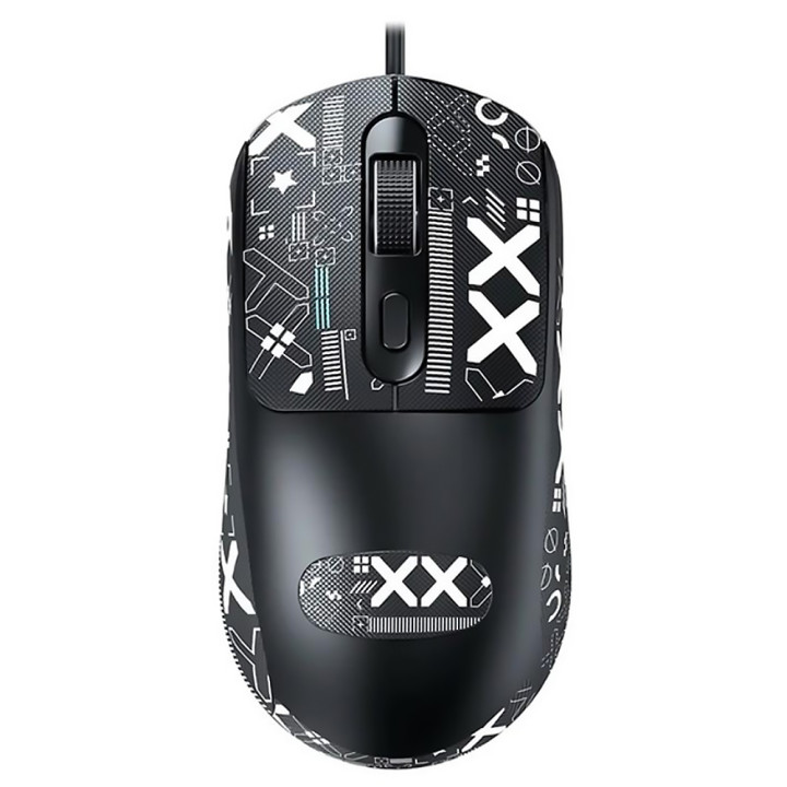 Игровая USB Мышь TWolf G580 c наклейками, Black