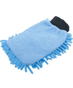 Перчатка из микрофибры 19*26см для автомобиля, Blue