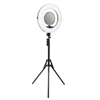 Кільцева лампа LED Fill Light FD-480II з тримачем, Black