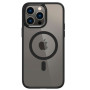 Чохол - накладка TPU+PC Spigen Ultra Hybrid with Magsafe для iPhone 12 / 12 Pro black