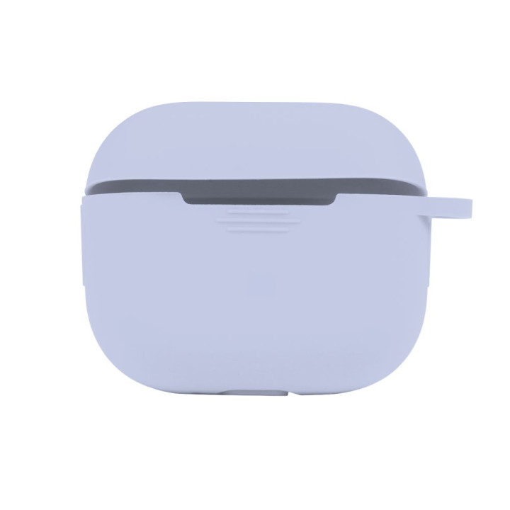 Чехол-футляр для наушников Silicone Case with hook для Airpods 4, Lilac