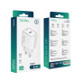 Мережевий зарядний пристрій Ridea RW-GaN20BC Type-C PD20W, White