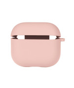 Чохол футляр Silicone Case with microfibra для Airpods 3, Pink