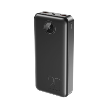 Портативная батарея XO PR239 PD20W / QC 22.5W digital display 20000 mAh, Black