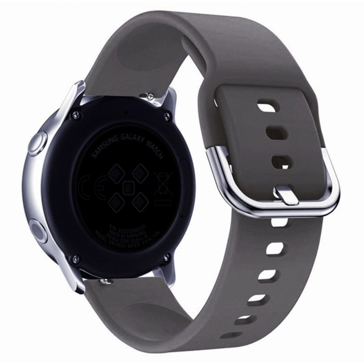 Ремінець Silicone 20mm Original Design для Samsung / Amazfit / Huawei, Lavander Grey