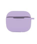 Чехол-футляр для наушников Silicone Case with microfibra для Samsung Buds FE / Buds 2 / Buds 2 Pro / Buds Live, Elegant purple