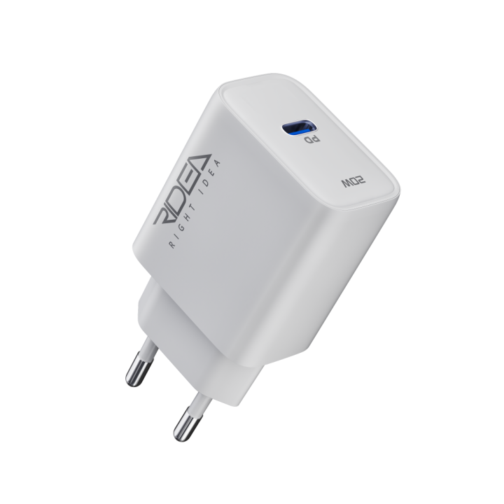 Мережевий Зарядний пристрій Ridea RW-20120 Rapid Pro Type-C QC / PD 20W, White