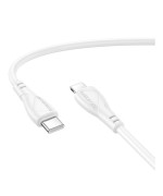 Data - кабель Borofone BX121 Type-C to Lightning PD27W, White