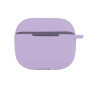 Чехол-футляр для наушников Silicone Case with microfibra для Airpods 4, Elegant purple