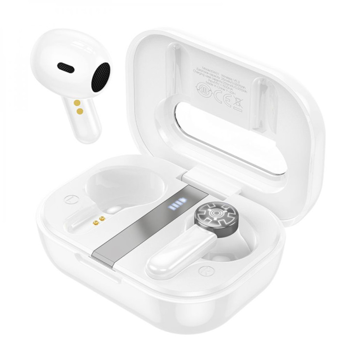 Бездротові Bluetooth навушники-гарнітура Hoco EW31 250mAh, White