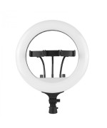 Кільцева лампа Fill Light RL-14 36cm з трьома тримачами для смартфона, Black