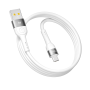 USB Data-кабель Ridea RC-XS51 X-Silicone 3A MicroUSB 1.2m, White