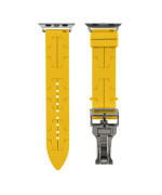 Ремешок Silicone Hermes для Watch 42 / 44 / 45 / 49 mm, Yellow