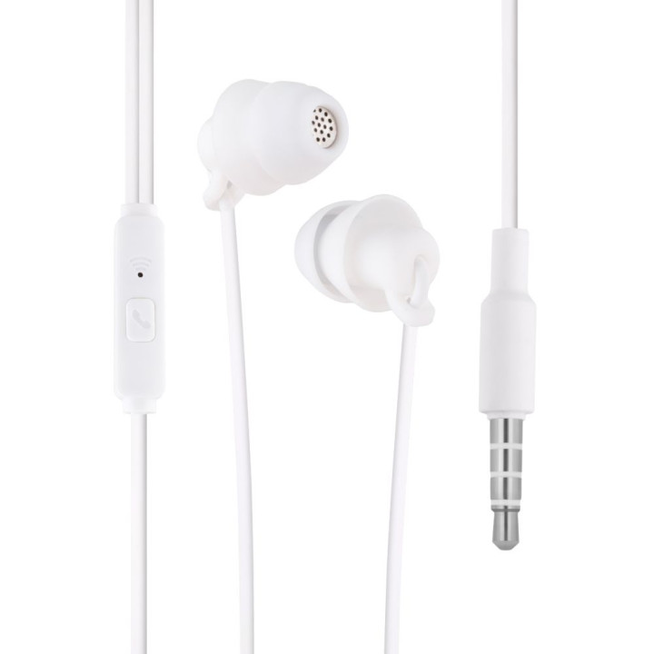 Вакуумні навушники-гарнітура Hoco M81 Imperceptible, White